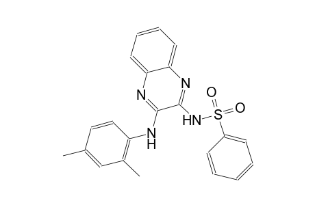 benzenesulfonamide, N-[3-[(2,4-dimethylphenyl)amino]-2-quinoxalinyl]-
