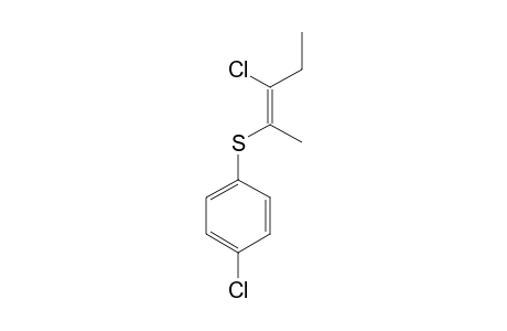 (Z)-2-(4-CHLOROBENZENESULFENYL)-3-CHLORO-2-PENTENE