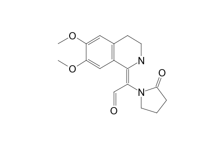 Tetrahydroisoquinoline,6,7-dimethoxy-1-(2-oxopyrrolidin-1-yl-2-oxoethylidene)-