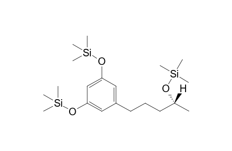 (R)-5-[4'-(Trimethylsilyl)oxypentyl]-1,3-bis[(trimethylsilyl)oxy]benzene