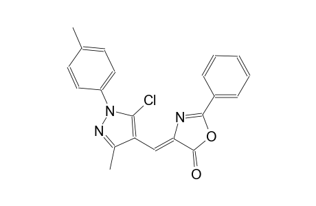 5(4H)-oxazolone, 4-[[5-chloro-3-methyl-1-(4-methylphenyl)-1H-pyrazol-4-yl]methylene]-2-phenyl-, (4Z)-