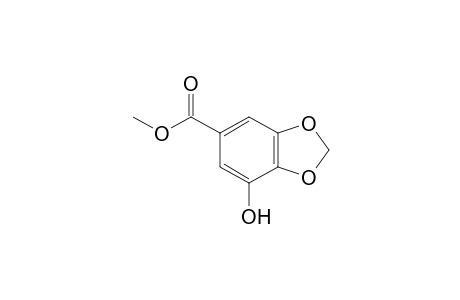 7-Hydroxy-1,3-benzodioxole-5-carboxylic acid methyl ester
