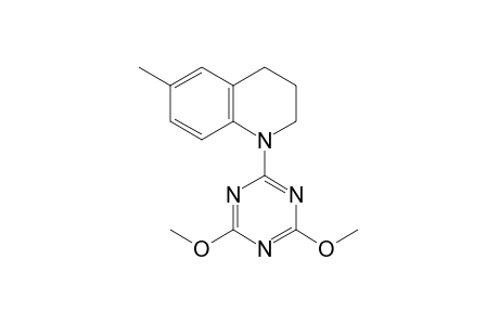 1-(4,6-dimethoxy-s-triazin-2-yl)-6-methyl-1,2,3,4-tetrahydroquinoline