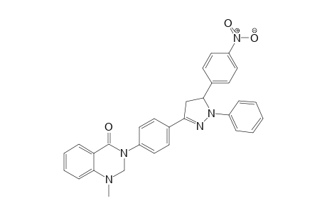 3-[4-(5-(4-Nitrophenyl)-1-phenyl-4,5-dihydro-1H-pyrazol-3-yl)phenyl]-1-methyl-2,3-dihydroquinazolin-4(1H)-one