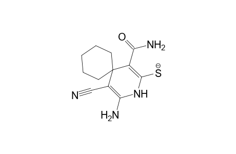 4-Amino-1-(aminocarbonyl)-5-cyano-3-azaspiro[5.5]undeca-1,4-dien-2-ylsulfide