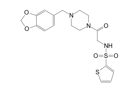 2-thiophenesulfonamide, N-[2-[4-(1,3-benzodioxol-5-ylmethyl)-1-piperazinyl]-2-oxoethyl]-