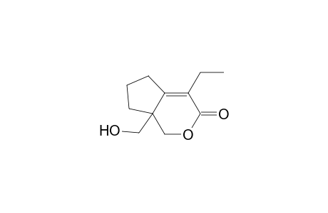 5-Ethyl-1-hydroxymethyl-3-oxabicyclo[4.3.0]non-5-en-4-one