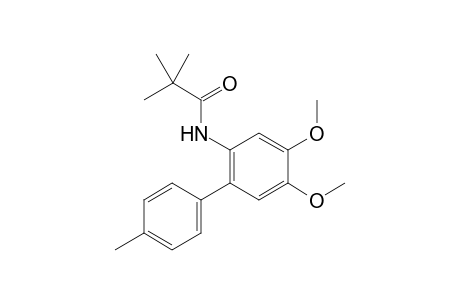 N-(4,5-dimethoxy-4'-methyl-[1,1'-biphenyl]-2-yl)pivalamide