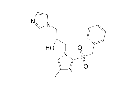 2-Benzylsulfonyl-4-methyl-1-(2-methyl-2-hydroxy-3-imidazol-1-yl)propylimidazole