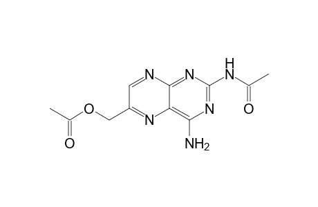 Acetamide, N-[6-[(acetyloxy)methyl]-4-amino-2-pteridinyl]-