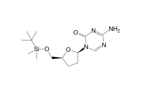 1-(5-O-tert-Butyldimethylsilyl-2,3-dideoxy-.beta.,D-ribofuranosyl)-5-azacytosine