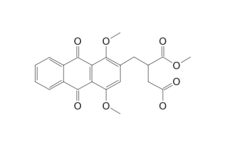 METHYL-HADROGEN-2-[(1',4'-DIMETHOXY-9',10'-DIOXO-9',10'-DIHYDROANTHRACEN-2'-YL)-METHYLENE]-BUTANEDIOATE