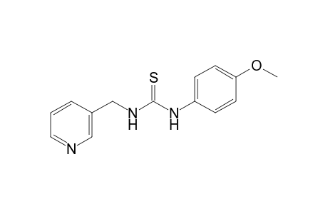 1-(p-methoxyphenyl)-3-[(3-pyridyl)methyl]-2-thiourea