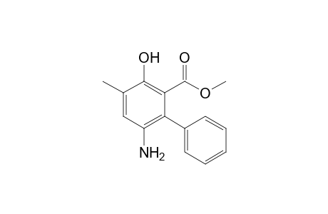 Methyl 6-amino-3-hydroxy-4-methylbiphenyl-2-carboxylate