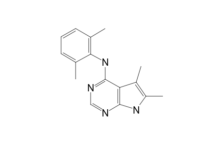 N-PHENYL-2',5,6,6'-TETRAMETHYL-7H-PYRROLO-[2,3-D]-PYRIMIDINE-4-AMINE