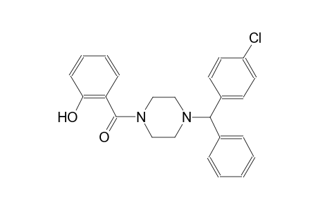[4-[(4-chlorophenyl)-phenyl-methyl]piperazin-1-yl]-(2-hydroxyphenyl)methanone