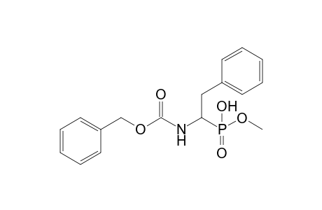 (1-Benzyloxycarbonylamino-2-phenyl-ethyl)-phosphonic acid monomethyl ester
