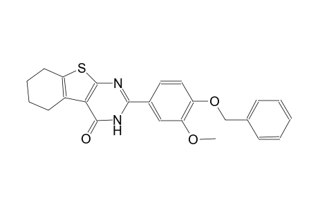 2-[4-(benzyloxy)-3-methoxyphenyl]-5,6,7,8-tetrahydro[1]benzothieno[2,3-d]pyrimidin-4(3H)-one