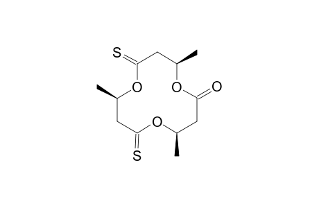 4,8,12-Trimethyl-6,10-dithioxo-1,5,9-trioxacyclodecane-2-one