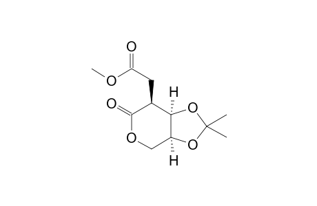 Methyl 2-{(3aS,7S,7aR)-2,2-dimethyl-6-oxo-3a,6,7,7a-tetrahydro-4H-1,3-dioxolo[4,5-c]pyran-7-yl}acetate