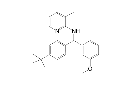 N-[{4-(tert-Butyl)phenyl}(3-methoxyphenyl)methyl]-3-methylpyridin-2-amine