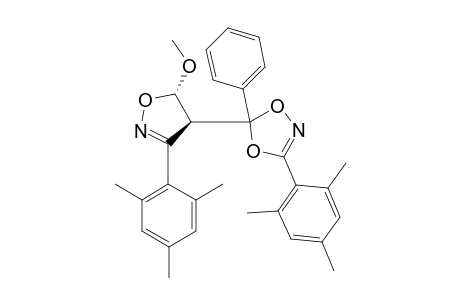 3-Mesityl-5-[(4S,5S)-3-mesityl-5-methoxy-2-isoxazolin-4-yl]-5-phenyl-1,4,2-dioxazole