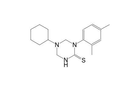 5-cyclohexyl-1-(2,4-dimethylphenyl)tetrahydro-1,3,5-triazine-2(1H)-thione