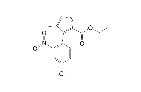 ETHYL-4-METHYL-3-(4-CHLORO-2-NITROPHENYL)-1H-PYRROLE-2-CARBOXYLATE