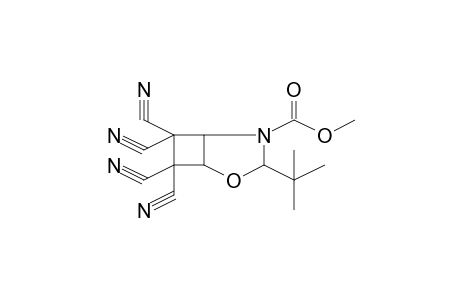 Methyl 3-tert-butyl-6,6,7,7-tetracyano-2-oxa-4-azabicyclo[3.2.0]heptane-4-carboxylate