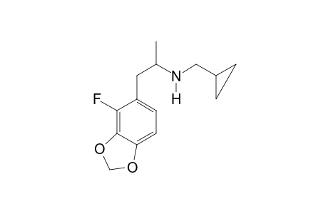 N-Cyclopropylmethyl-1-(4-fluoro-1,3-benzodioxol-5-yl)propan-2-amine