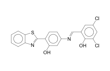 2-(2-Benzothiazolyl)-5-(3,5-dichlorosalicylideneamino)phenol