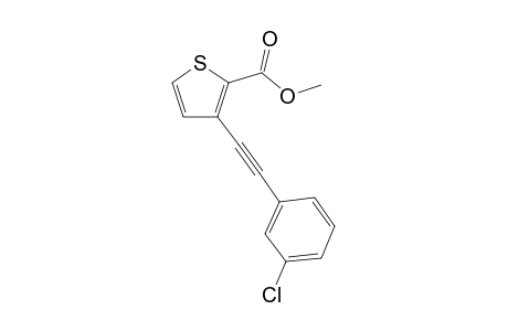 Methyl 3-((3-Chlorophenyl)ethynyl)thiophene-2-carboxylate