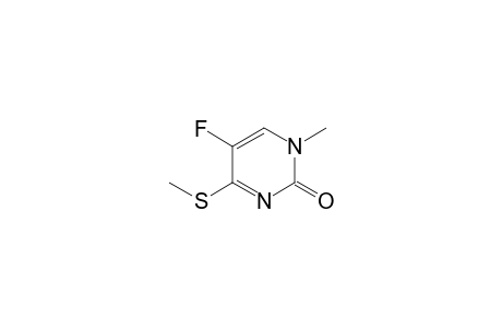 5-Fluoranyl-1-methyl-4-methylsulfanyl-pyrimidin-2-one