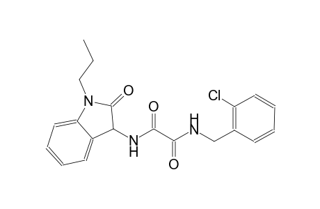 ethanediamide, N~1~-[(2-chlorophenyl)methyl]-N~2~-(2,3-dihydro-2-oxo-1-propyl-1H-indol-3-yl)-