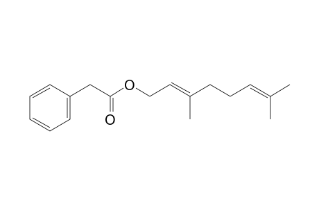 Acetic acid, phenyl-, geranyl ester