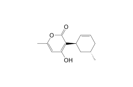 trans-4-hydroxy-6-methyl-3-(5-methyl-2-cyclohexen-1-yl)-2-pyrone