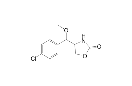 4-[(4-Chlorophenyl)(methoxy)methyl]oxazolidin-2-one