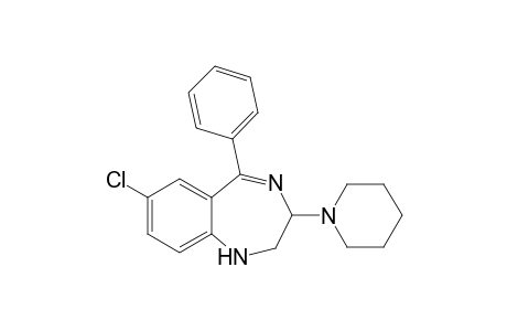 1H-1,4-Benzodiazepine, 7-chloro-2,3-dihydro-5-phenyl-3-(1-piperidinyl)-
