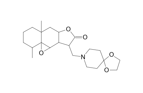 2H-benzo[f]oxireno[2,3-e]benzofuran-8(9H)-one, 9-(1,4-dioxa-8-azaspiro[4.5]dec-8-ylmethyl)octahydro-2,5a-dimethyl-