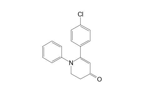 2-(4-chlorophenyl)-1-phenyl-5,6-dihydropyridin-4-one