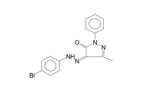 (Z)-3-METHYL-1-PHENYLPYRAZOLE-4,5-DIONE (4-BROMOPHENYL)HYDRAZONE