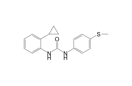 N-(2-Cyclopropylphenyl)-N'-[4-(methylthio)phenyl]urea