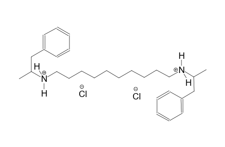 1,10-decanediaminium, N~1~,N~10~-bis(1-methyl-2-phenylethyl)-, dichloride