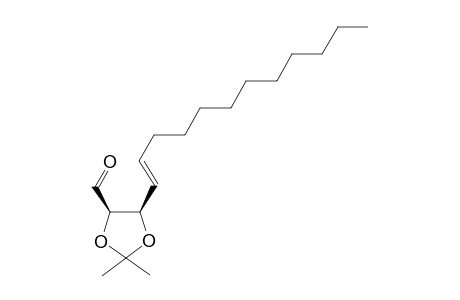 (4S,5S)-5-[(E)-dodec-1-enyl]-2,2-dimethyl-1,3-dioxolane-4-carbaldehyde