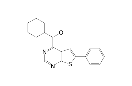 CYCLOHEXYL-(6-PHENYLTHIENO-[2,3-D]-PYRIMIDIN-4-YL)-METHANOL