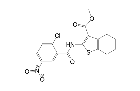 methyl 2-[(2-chloro-5-nitrobenzoyl)amino]-4,5,6,7-tetrahydro-1-benzothiophene-3-carboxylate