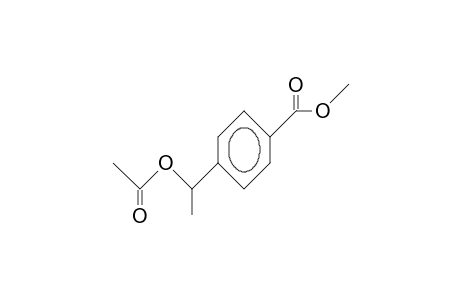 4-(1-Acetoxy-ethyl)-benzoic acid, methyl ester