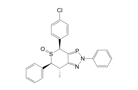7-METHYL-2,6-DIPHENYL-4-(4-CHLOROPHENYL)-2,4,6,7-TETRAHYDRO-5-THIA-2H-1,2-DIAZA-3-PHOSPHAINDENE-5-OXIDE
