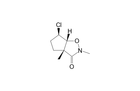 (4R,7R,7aR)-7-Chloro-2,4-dimethyl-3-oxo-1-axa-2-azabicyclo[3.3.0(4,8)]octane