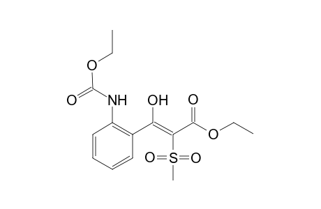 Ethyl 2-(2-Ethoxycarbonylaminobenzoyl)methylsulfonylacetate